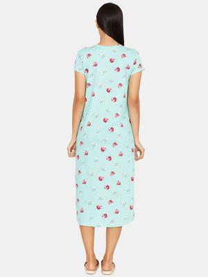 round neck quirky sleepshirt - 16965573 - Standard Image - 3