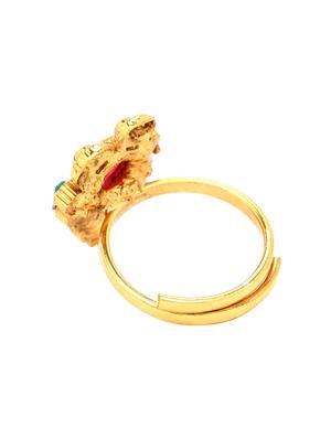 multi colored brass finger ring - 16965577 - Standard Image - 2