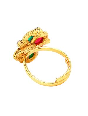 multi colored brass finger ring - 16965578 - Standard Image - 2