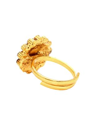 multi colored brass finger ring - 16965579 - Standard Image - 2