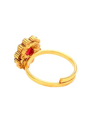 multi colored brass finger ring - 16965583 - Standard Image - 2