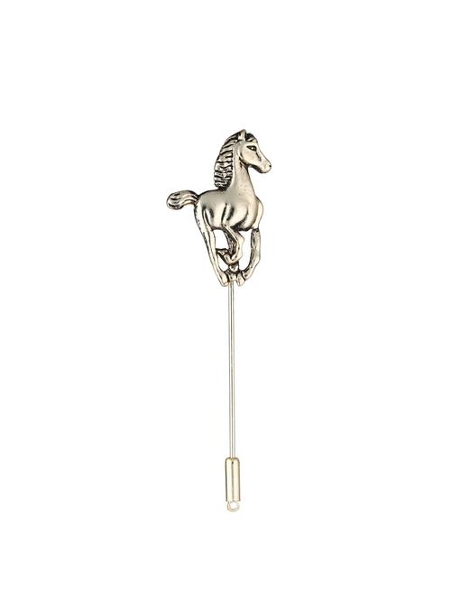 silver brass lapelpin - 16965606 - Standard Image - 1