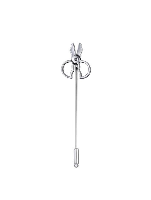 silver brass lapelpin - 16965613 - Standard Image - 1