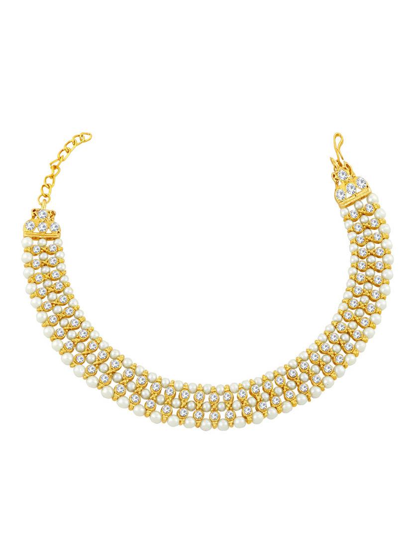 gold brass payal - 16965627 - Zoom Image - 2