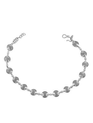 silver brass tone payal - 16965628 - Standard Image - 2