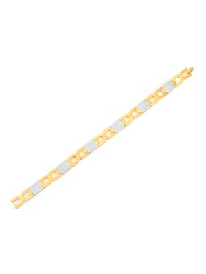 gold metal link bracelet - 16965830 - Standard Image - 2