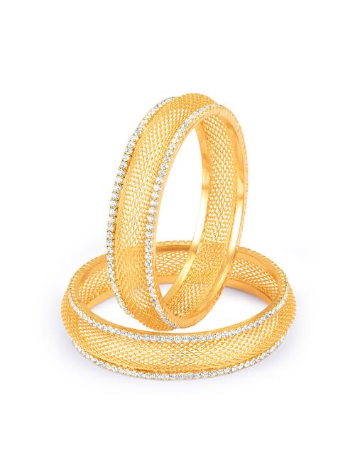 gold brass bangle - 16965835 - Standard Image - 1