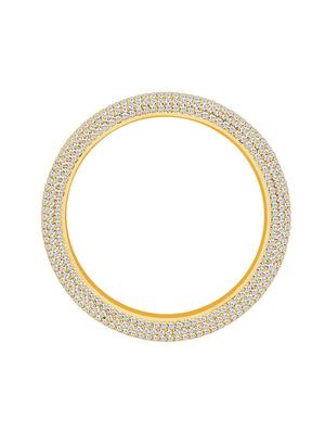 gold brass bangle bracelet - 16965851 - Standard Image - 3