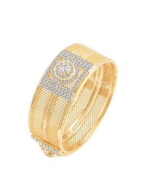 gold brass bangle bracelet - 16965854 - Standard Image - 2