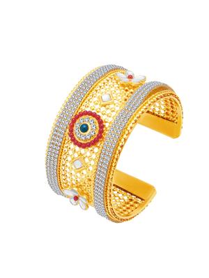 gold brass bangle bracelet - 16965864 - Standard Image - 2