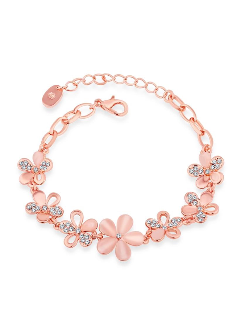 rose gold brass bangle bracelet - 16965866 - Zoom Image - 1