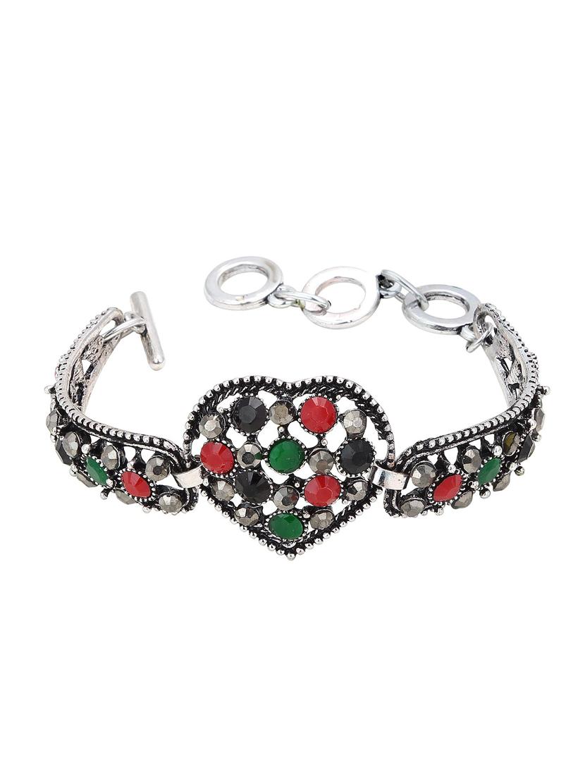 multi colored brass links bracelet - 16965873 - Zoom Image - 1