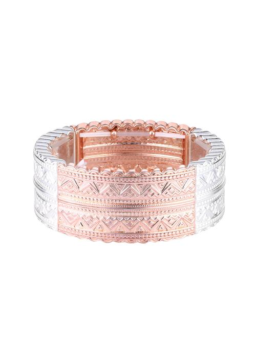 multi colored brass bangle bracelet - 16965880 - Standard Image - 1