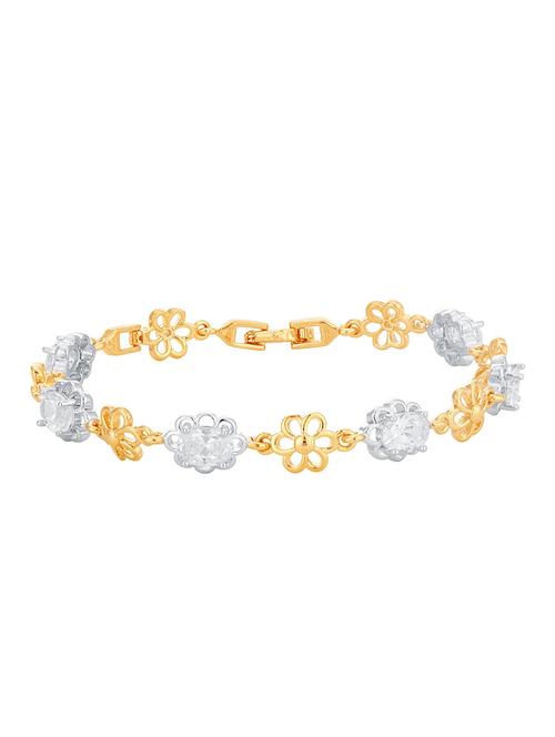 gold brass links bracelet - 16965889 - Standard Image - 1