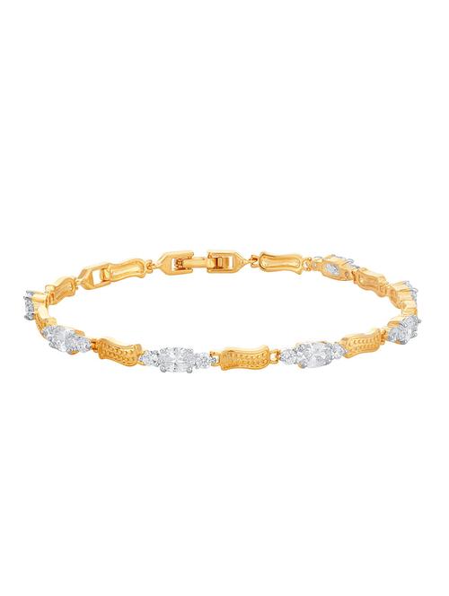 gold brass links bracelet - 16965892 - Standard Image - 1