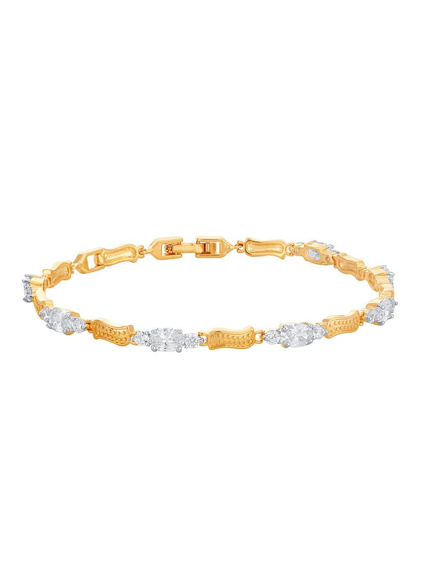 gold brass links bracelet - 16965892 - Zoom Image - 1