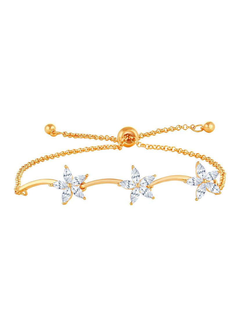 gold brass bangle bracelet - 16965895 - Zoom Image - 1