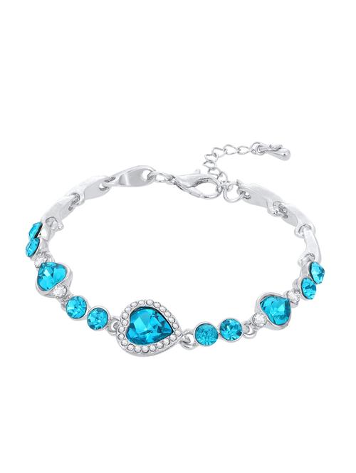 blue brass links bracelet - 16965901 - Standard Image - 1
