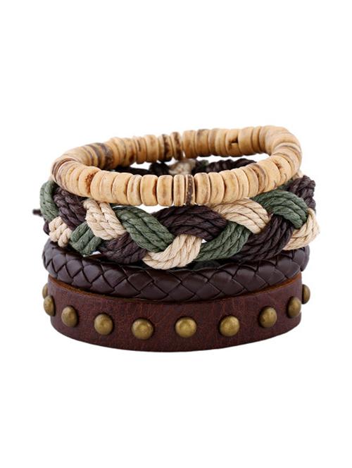 brown metal bangle bracelet - 16965942 - Standard Image - 1