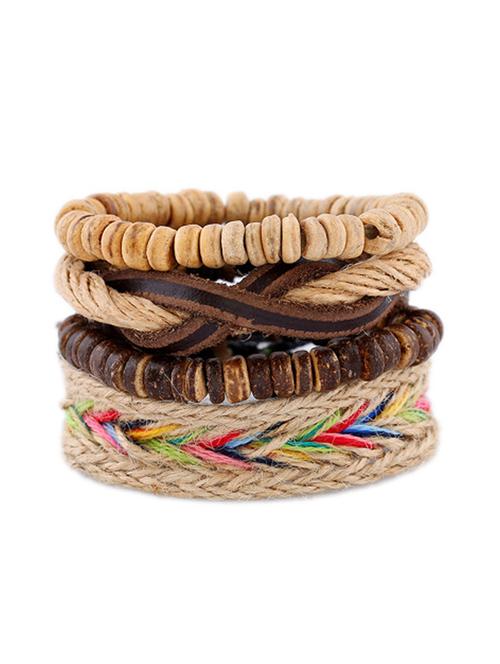 beige nonmetal bracelet - 16965945 - Standard Image - 1