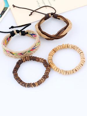 beige nonmetal bracelet - 16965945 - Standard Image - 2