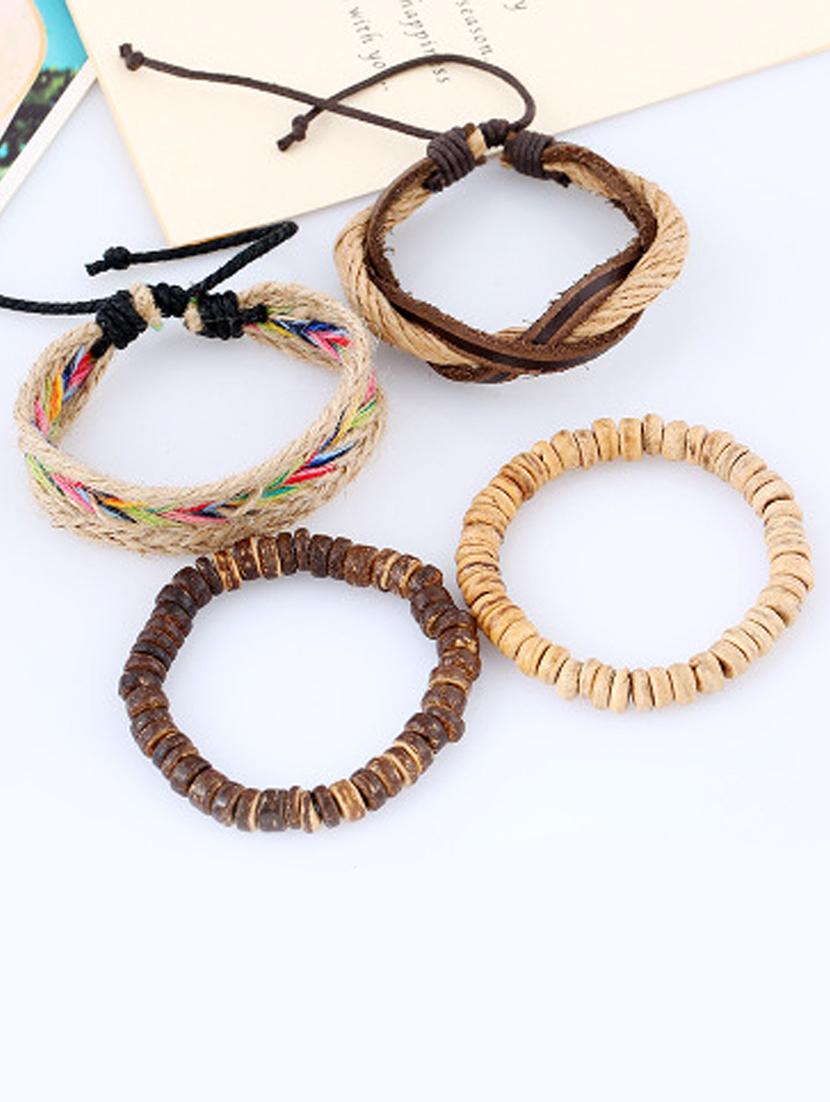 beige nonmetal bracelet - 16965945 - Zoom Image - 2