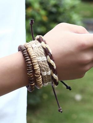multi colored nonmetal bracelet - 16965949 - Standard Image - 3