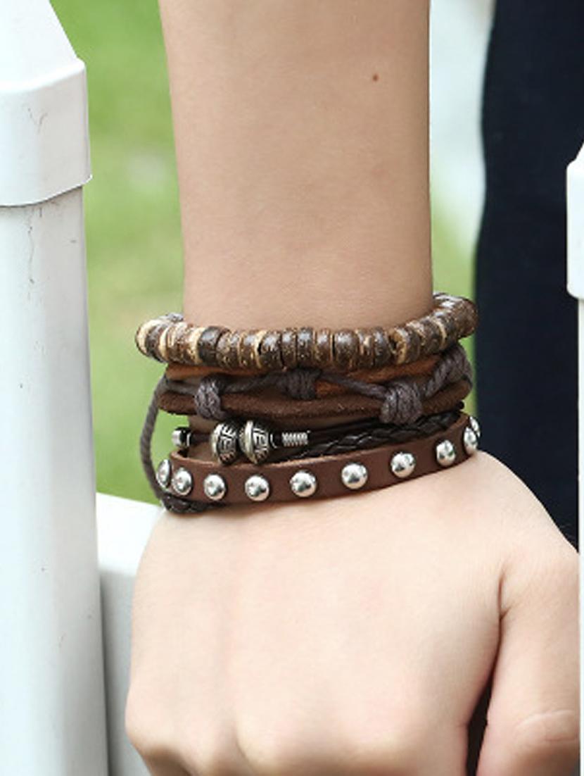 brown metal alloy bracelet - 16965950 - Zoom Image - 3
