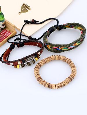 multi colored brass bangle bracelet - 16965953 - Standard Image - 2