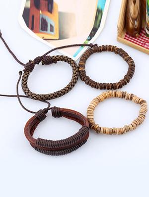 brown brass bangle bracelet - 16965954 - Standard Image - 2