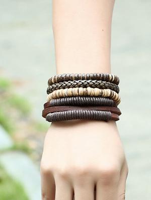 brown brass bangle bracelet - 16965954 - Standard Image - 3