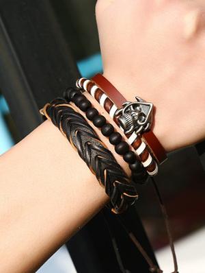 brown brass bangle bracelet - 16965964 - Standard Image - 3
