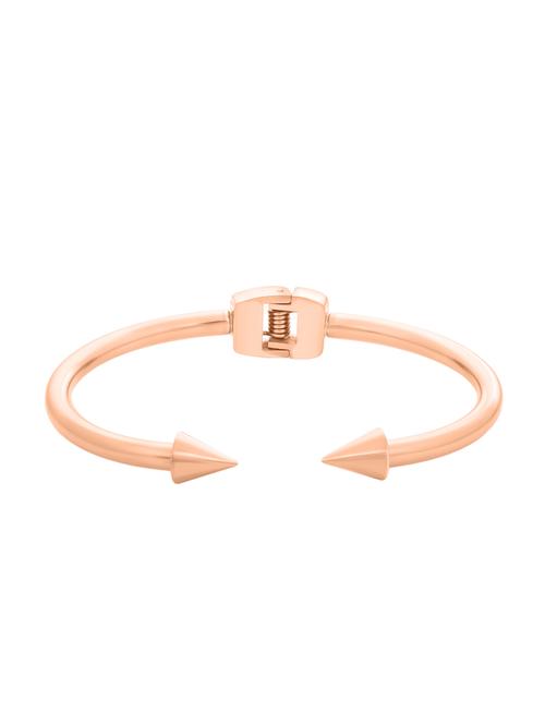 pink brass bangle bracelet - 16965972 - Standard Image - 1