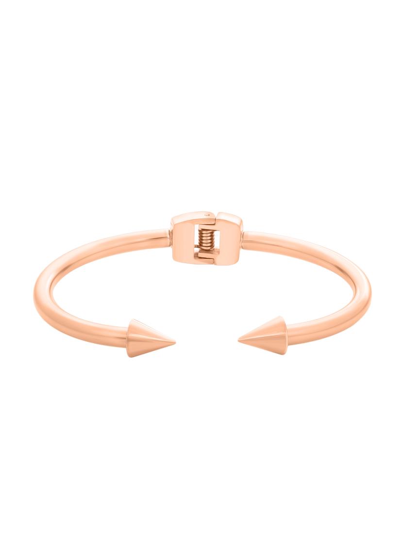 pink brass bangle bracelet - 16965972 - Zoom Image - 1