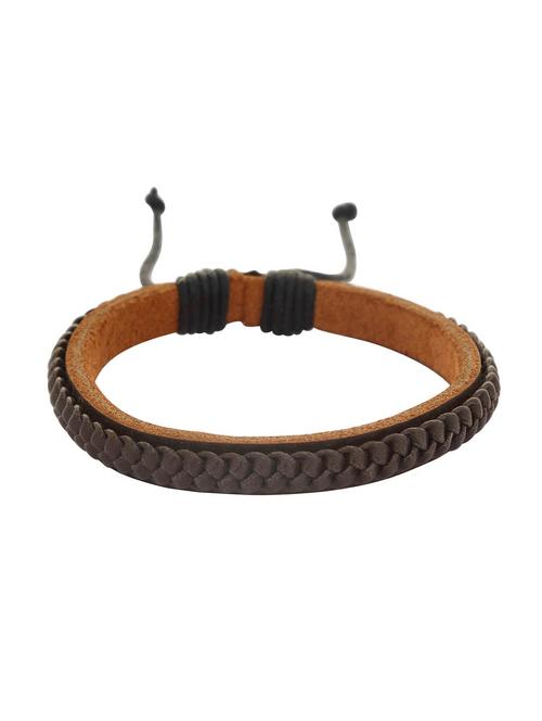 brown brass bangle bracelet - 16965983 - Standard Image - 1