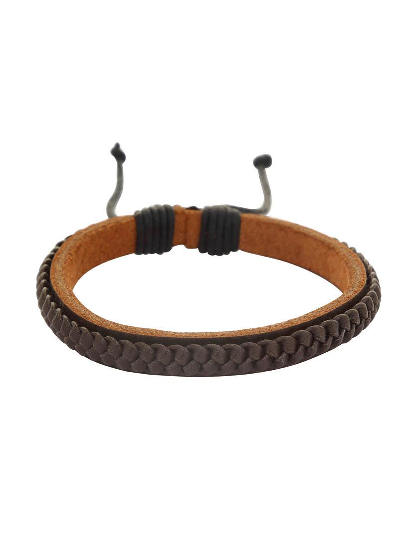brown brass bangle bracelet - 16965983 - Zoom Image - 1