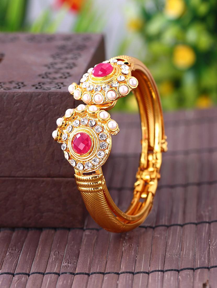 multi colored brass bangle bracelet - 16966000 - Zoom Image - 1