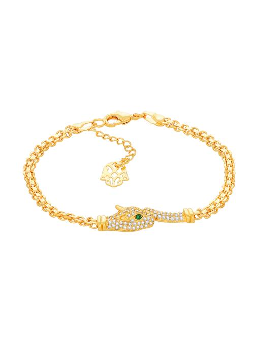 gold brass bangle bracelet - 16966002 - Standard Image - 1