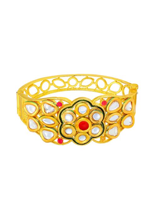 gold brass bangle bracelet - 16966007 - Standard Image - 1