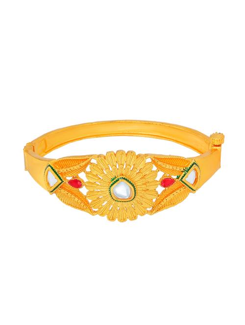 gold brass bangle bracelet - 16966010 - Standard Image - 1
