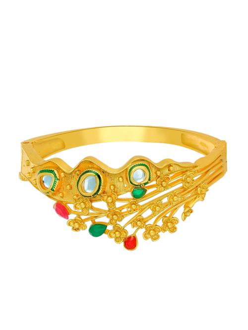 gold brass bangle bracelet - 16966015 - Standard Image - 1