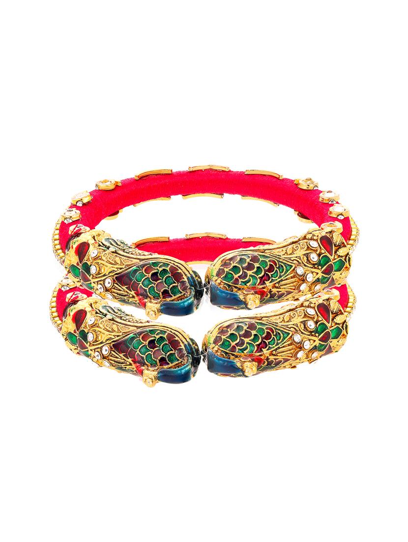 multi colored brass bangle - 16966018 - Zoom Image - 1