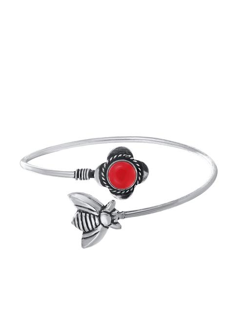 silver brass bangle bracelet - 16966019 - Standard Image - 1