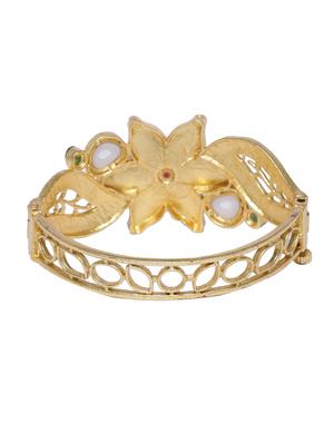 gold brass bangle bracelet - 16966028 - Standard Image - 4