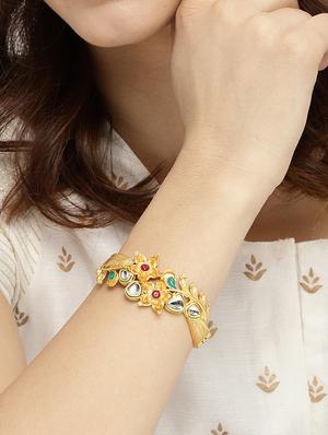 red brass bangle bracelet - 16966033 - Standard Image - 4