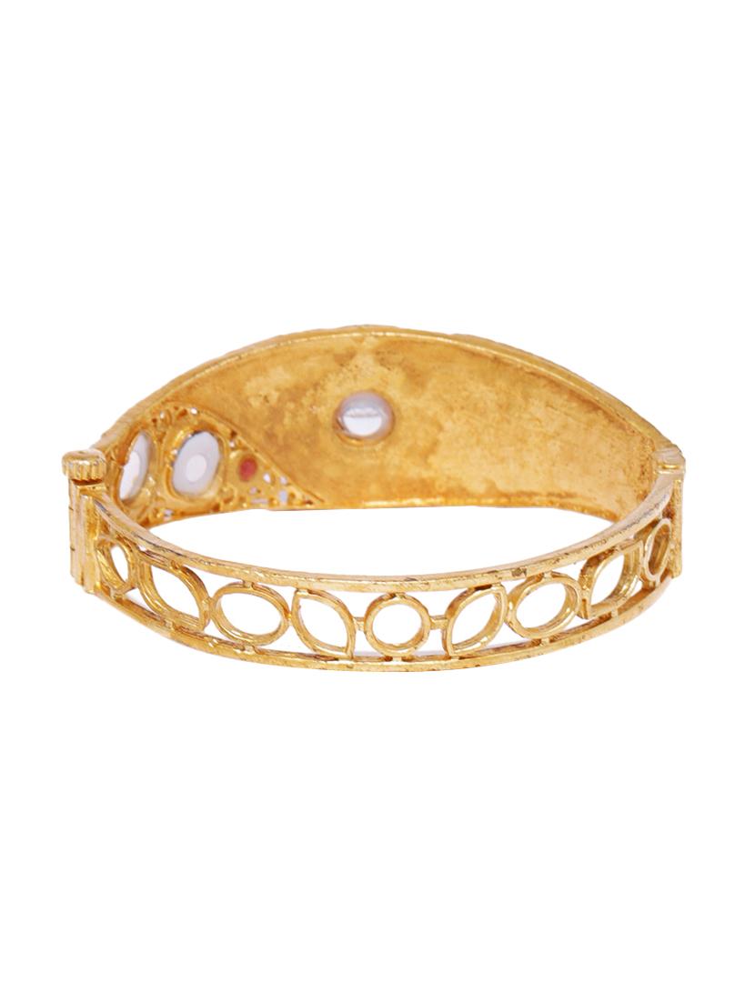 gold brass bangle bracelet - 16966035 - Zoom Image - 3