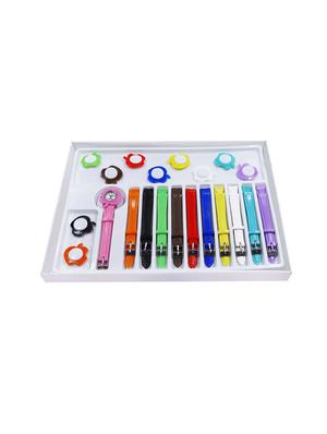 pink silicon watch - 16966039 - Standard Image - 3
