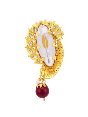 red gold tone brass brooch - 16966046 - Standard Image - 3