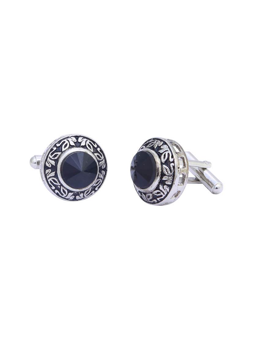 black silver cufflink - 16966058 - Zoom Image - 1