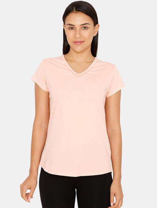 v neck solid tee - 16966070 - Standard Image - 1